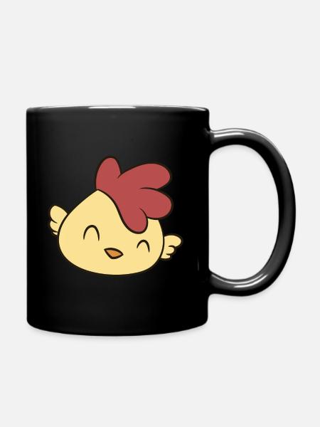 Poulet - Happy Chick - Mug uni - noir