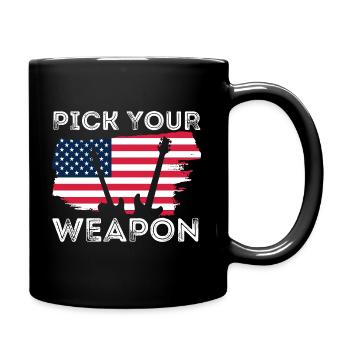 CHOISISSEZ VOTRE INSTRUMENT DE MUSIQUE DE GUITARE - Mug uni - noir - Droite