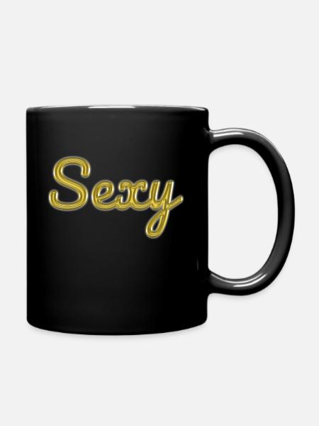 Sexy - Tasse einfarbig - Schwarz