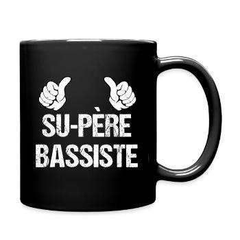 Su-père bassiste - Mug uni - noir - Droite