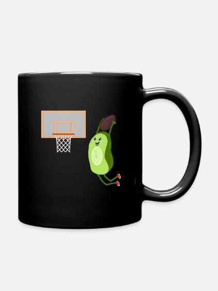 Dunking Avocado - Tasse einfarbig - Schwarz