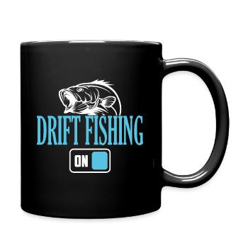 Fisherman Driftfishing-Modus Ein - Tasse einfarbig - Schwarz - Rechts