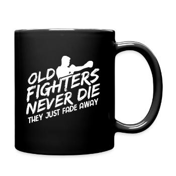 Boxsport Boxing - Tasse einfarbig - Schwarz - Rechts