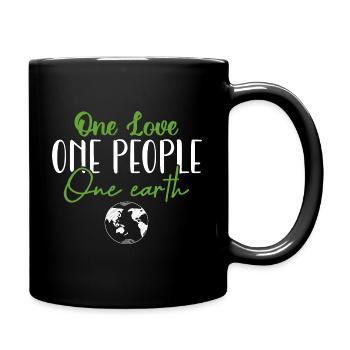 Journée mondiale de la paix - Mug uni - noir - Droite