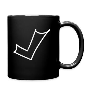 Hook Emoji Sketch Dessin - Mug uni - noir - Droite