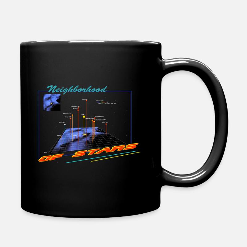 kosmische nachbarschaft - Tasse einfarbig - Schwarz
