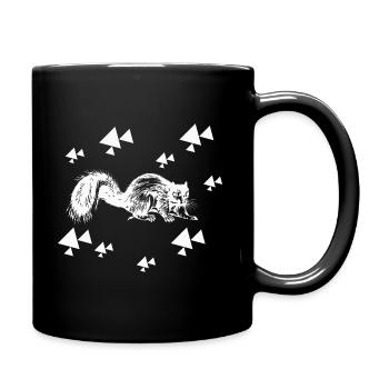 Squirrel - rodent - Full Colour Mug - black - Right