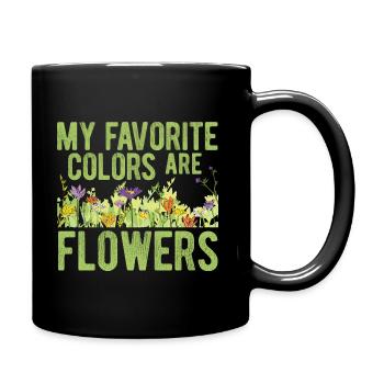 Landschaftsgärtner Hobbygärtner Gärtner - Tasse einfarbig - Schwarz - Rechts