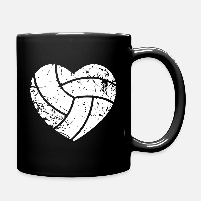 Volley-ball - Mug uni - noir