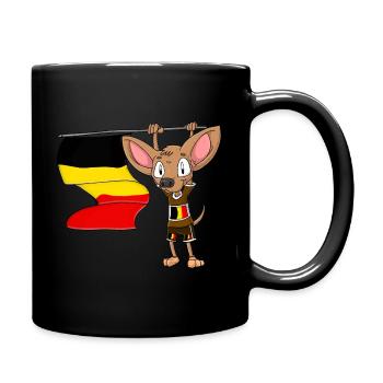 Chihuahua belge - Mug uni - noir - Droite
