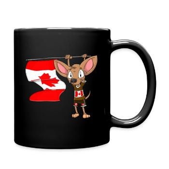 Canada Chihuahua - Mug uni - noir - Droite