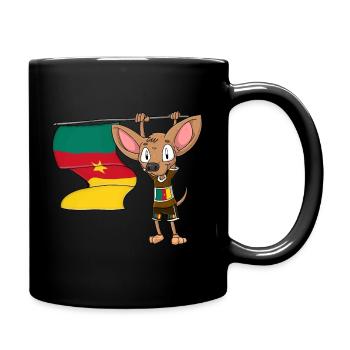 Kamerun Chihuahua - Tasse einfarbig - Schwarz - Rechts