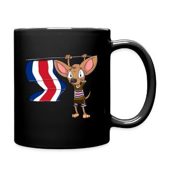 Costa Rica Chihuahua - Full Colour Mug - black - Right