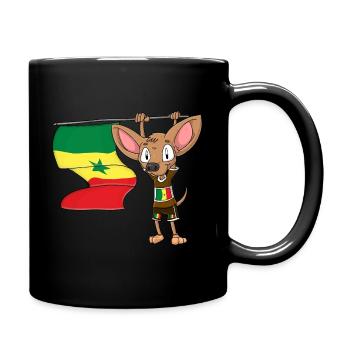 Senegal Chihuahua - Full Colour Mug - black - Right