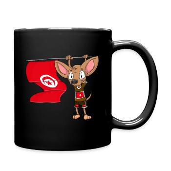 Tunisia Chihuahua - Full Colour Mug - black - Right
