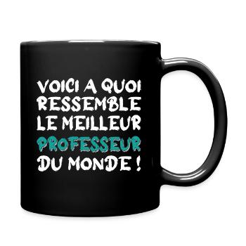 Le meilleur professeur - Mug uni - noir - Droite