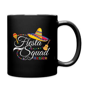 fiesta squad cinco de mayo - Full Colour Mug - black - Right