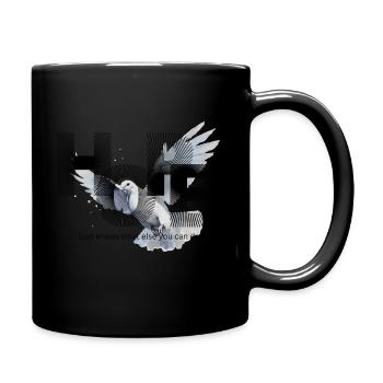Hope - Tasse einfarbig - Schwarz - Rechts