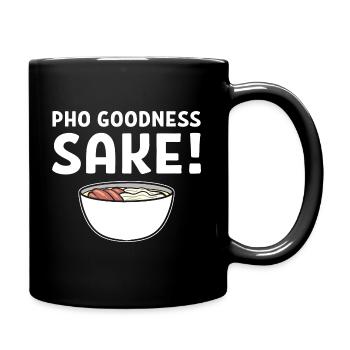 Vietnamesisches Essen Vietnamesisch - Tasse einfarbig - Schwarz - Rechts