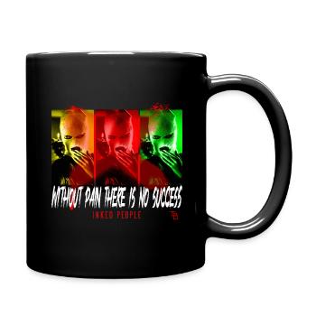 Inked people Tätowiert Tattoo Farbe Make Up Pin Up - Tasse einfarbig - Schwarz - Rechts