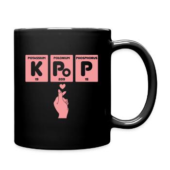 K-Pop Fan Gift Korean Pop Music - Full Colour Mug - black - Right