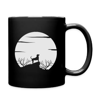 Treeing Tennessee Brindle - Tasse einfarbig - Schwarz - Rechts