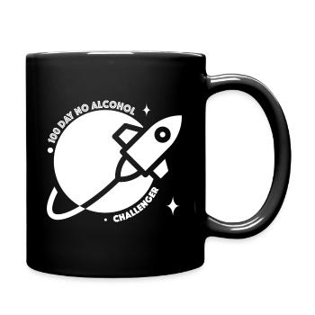 100 Day Challenger - Full Colour Mug - black - Right