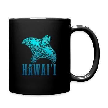 Hawaï Aloha Souvenir hawaïen - Mug uni - noir - Droite