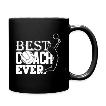 Volleyball Best Volleyball Coach Ever - Full Colour Mug - black - Right