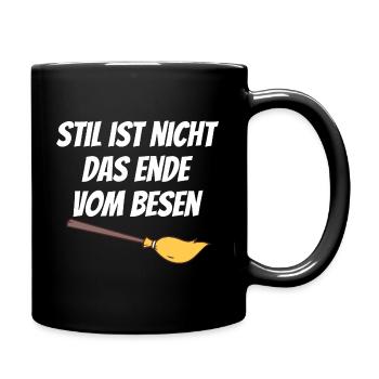 Style is not the end of the broom - Full Colour Mug - black - Right