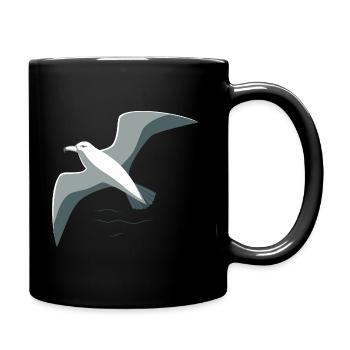 Majestic Albatross - Full Colour Mug - black - Right