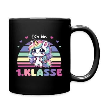 Kindergarten Farewell I'm 1st grade - Full Colour Mug - black - Right