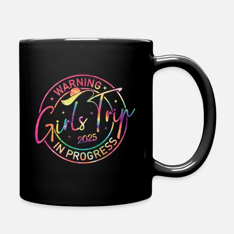 Avertissement Girls Trip In Progress 2025 - Mug uni - noir