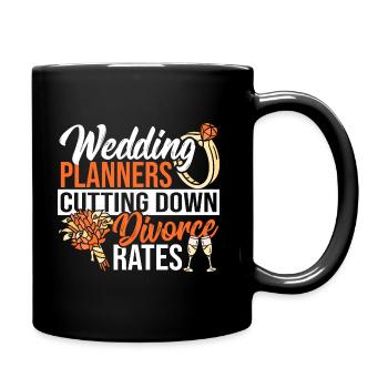 Event Marriage Wedding Planning Wedding Planner - Tasse einfarbig - Schwarz - Rechts