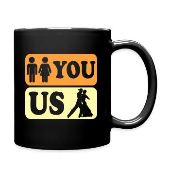 Humour Danse De Salon Danse De Bal - Mug uni - noir - Droite
