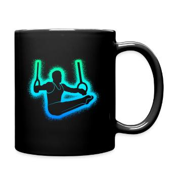 Gymnastics Gymnastics Ring Gymnastics Children Men Gymnastics - Full Colour Mug - black - Right