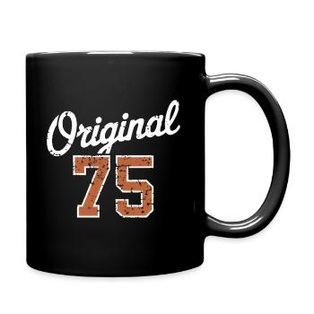 Original 75 - 50 Years Birthday - Full Colour Mug - black - Right