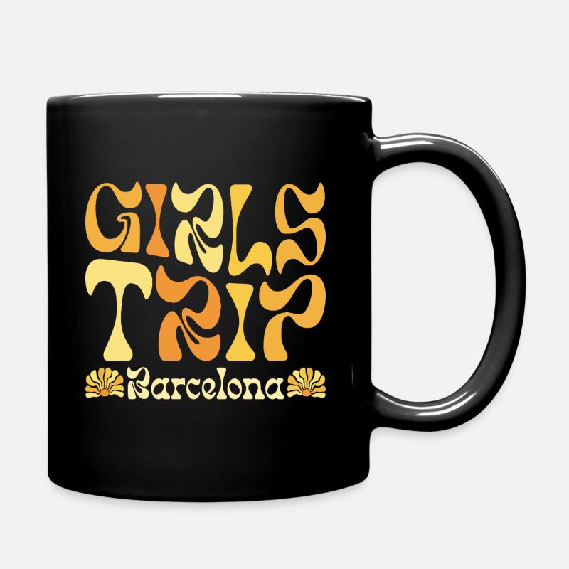 Groupe De Filles Voyage Barcelone - Mug uni - noir