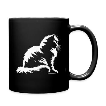 Chat persan Design élégant pour les amoureux des chats - Mug uni - noir - Droite