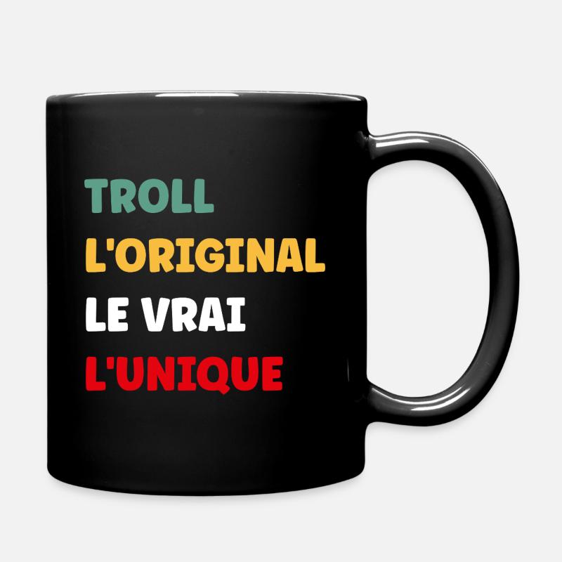 Troll - Mug uni - noir