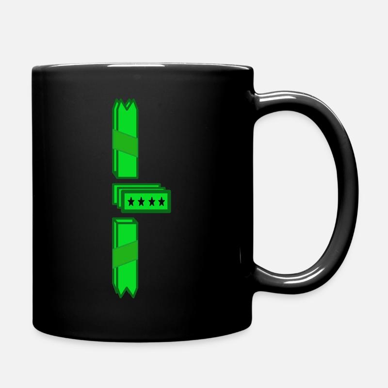 Grün - Tasse einfarbig - Schwarz