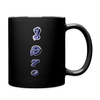 Année 1970 - Mug uni - noir - Droite