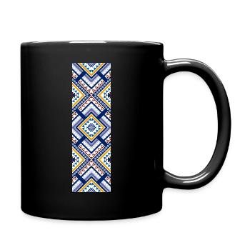 WACHS AFRIKANISCHES MUSTER - Tasse einfarbig - Schwarz - Rechts
