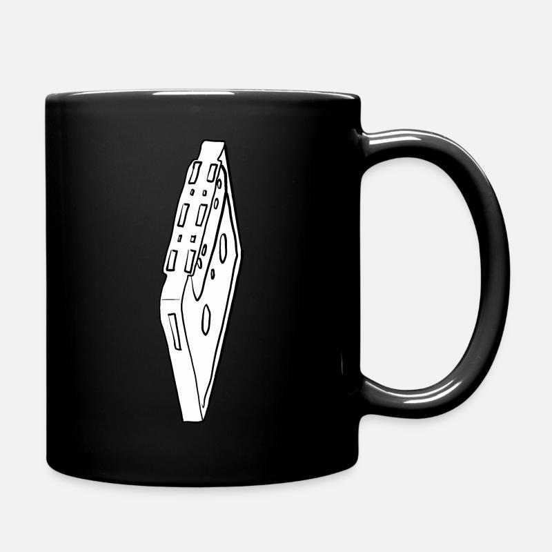 Cassette musicale - Mug uni - noir