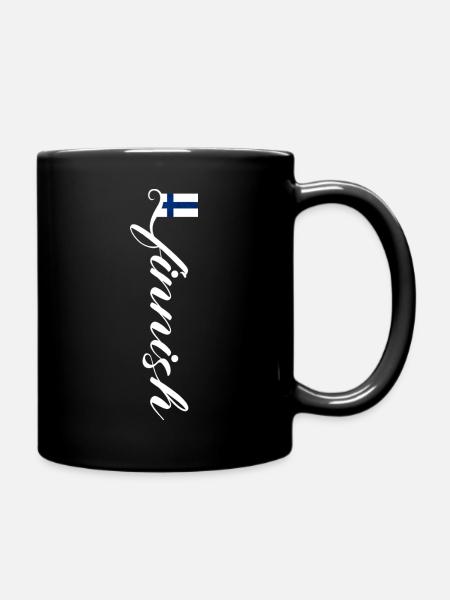 Finnland  - Tasse einfarbig - Schwarz