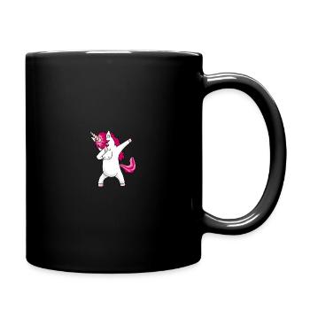 Dab Dance Einhorn Dabbing Tanzen Tanz Musik - Tasse einfarbig - Schwarz - Rechts