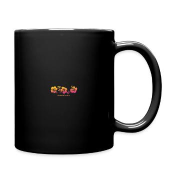Côte d'Ivoire Afrika Elfenbeinküste Hibiskus - Tasse einfarbig - Schwarz - Rechts