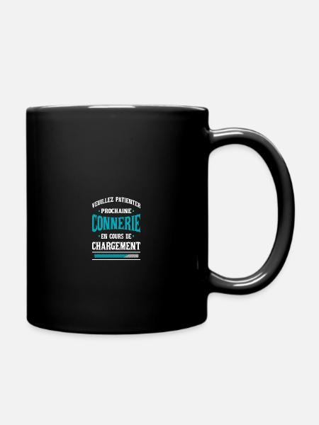 Prochaine connerie en cours cadeau papa fête des - Mug uni - noir