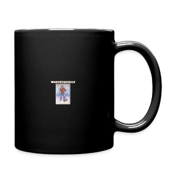 Wandergesellen Wandersmann Träume verwirkliche - Tasse einfarbig - Schwarz - Rechts