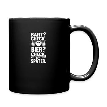 Bearded Bearded Beard - Full Colour Mug - black - Right